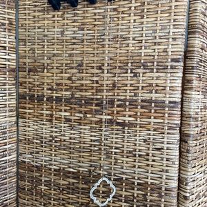 Gold and Pearl long statement necklace